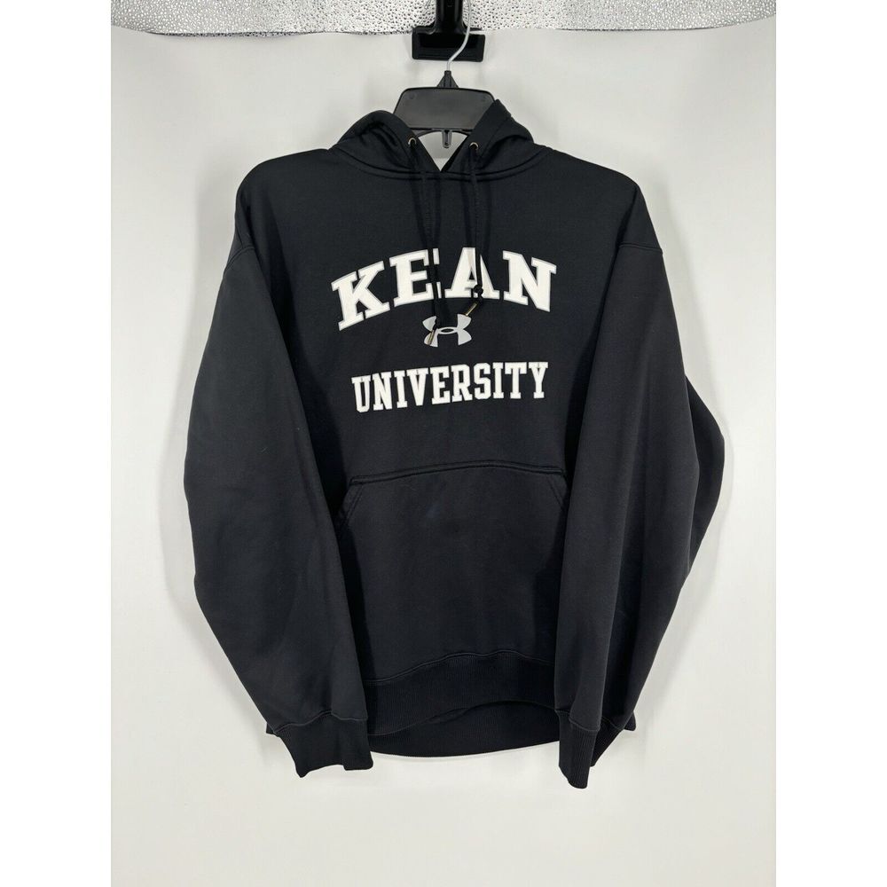 Kean University Cougars Under Armour Hoodie Sweatshirt Black Mens‎ Size Small